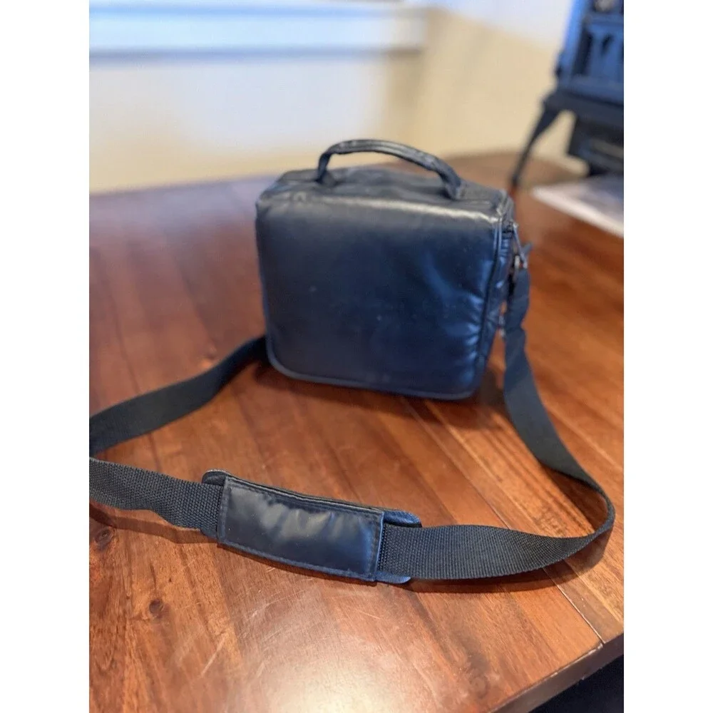 Vtg Mohawk M-2200 Large Camera Bag Blk Padded Vinyl Case Retro 90s Aesthetic EUC